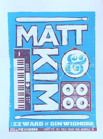 Matt & Kim - LOTG 2013 Poster
