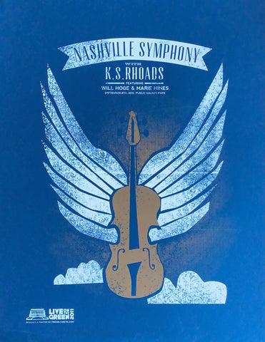 Nashville Symphony with K.S. Rhodes, Will Hoge, & Marie Hines - LOTG 2011 Poster