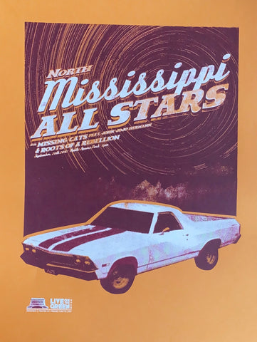 North Mississippi Allstars - LOTG 2012 Poster