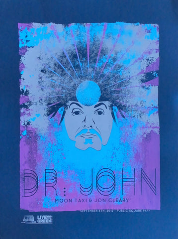 Dr. John, Moon Taxi, and Jon Cleary - LOTG 2012 Poster